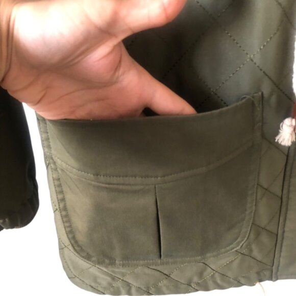 Minkpink Military Jacket Green Size M – Stylish Casual Coat - Picture 4 of 11